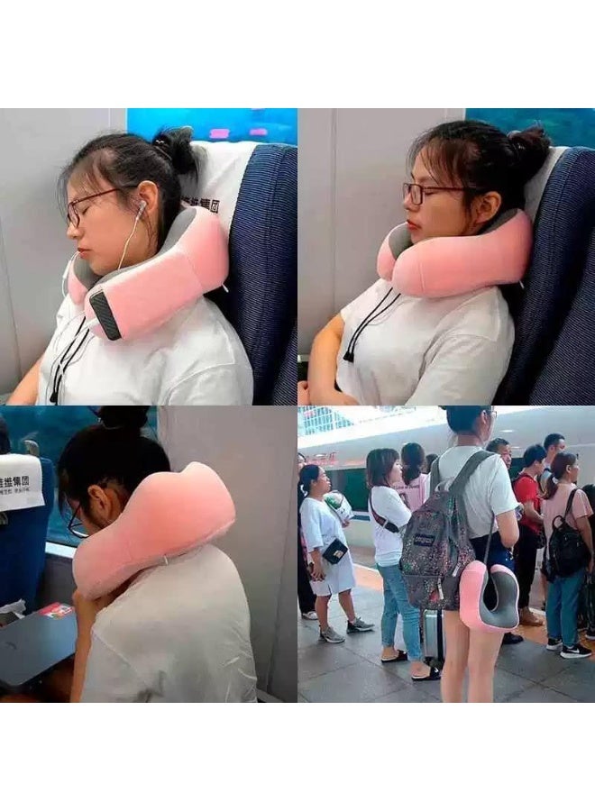 Medical neck pillow with medical foam filling – comes with a smart cover – suitable for comfort while sitting, traveling, and everyday use. - Image 4